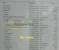 file scatter - flash android cina