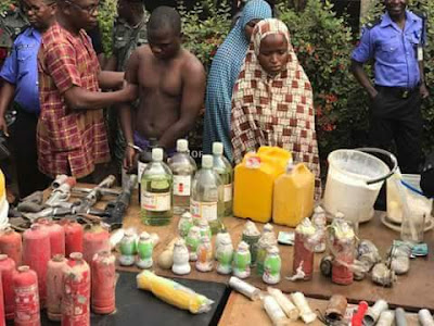  Photos: Suspected Boko haram bomb maker arrested in Edo state