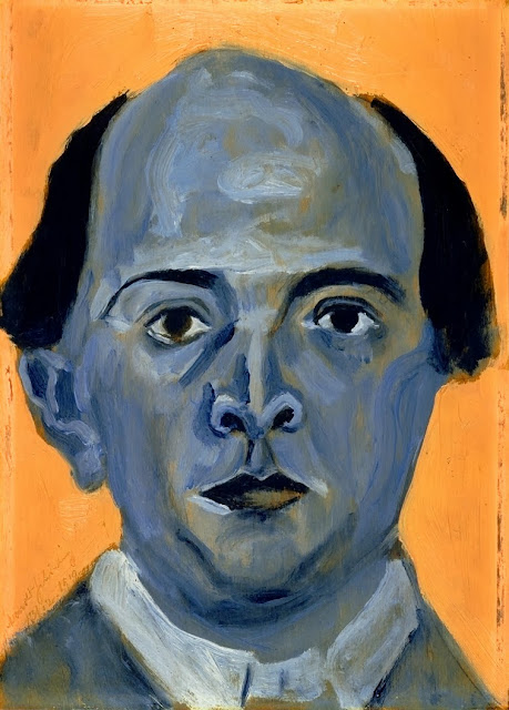 Arnold Schönberg, Autorretrato azul (1911), Arnold Schönberg Center, Viena