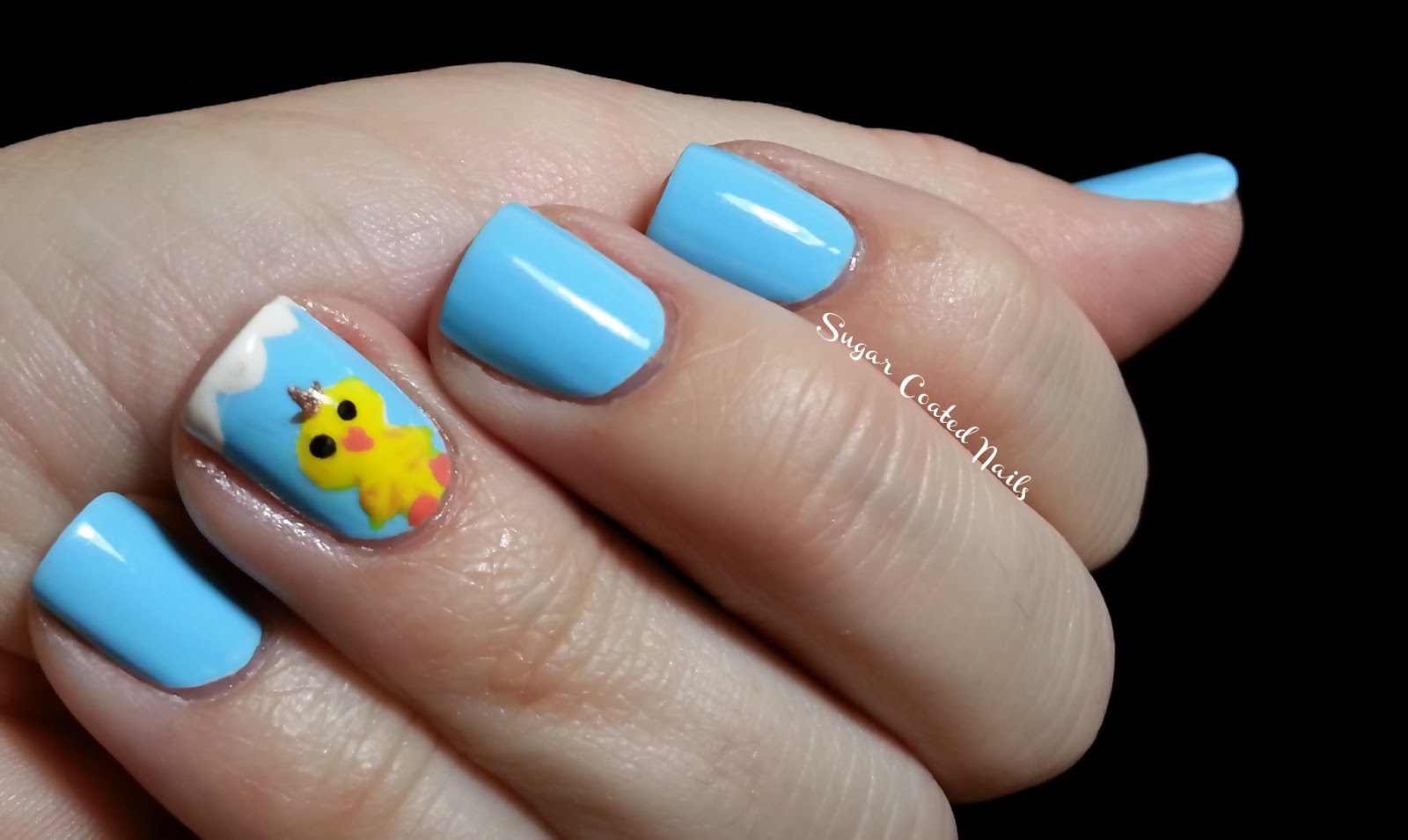 3. "Easy Easter Chick Nails" - wide 5