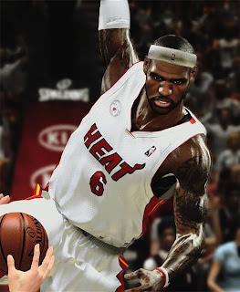 NBA 2K13 Realistic LeBron James Face Graphics Mod