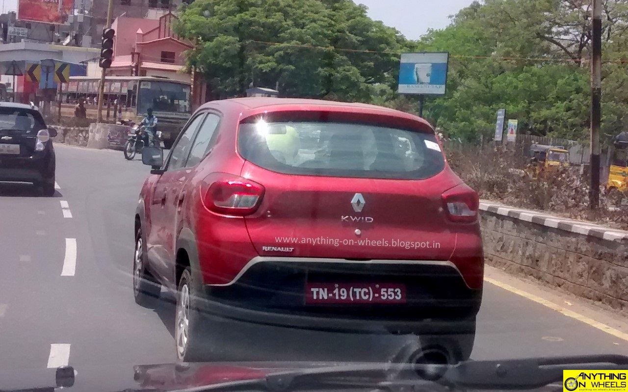 ANYTHING ON WHEELS Renault Kwid continues testing, SCe (1.0L variant