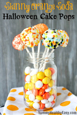 Skinny Orange Soda Cake Pops