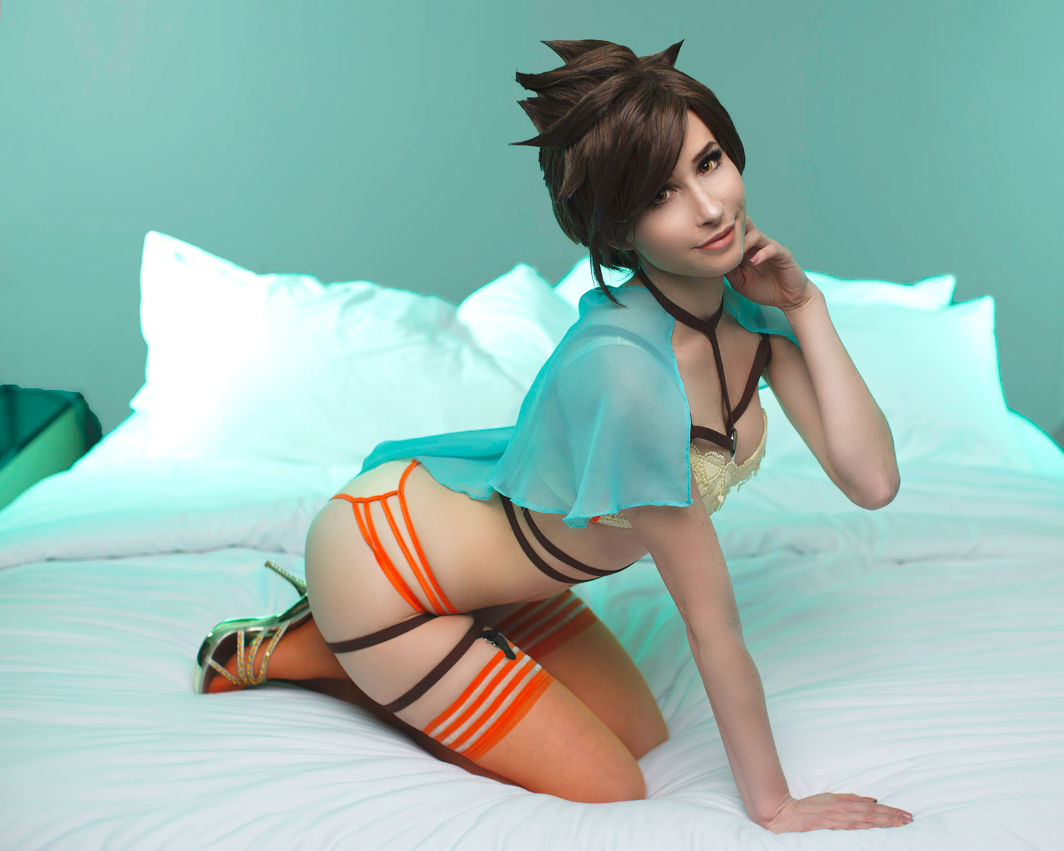 Cosplay hot tracer Overwatch Fan