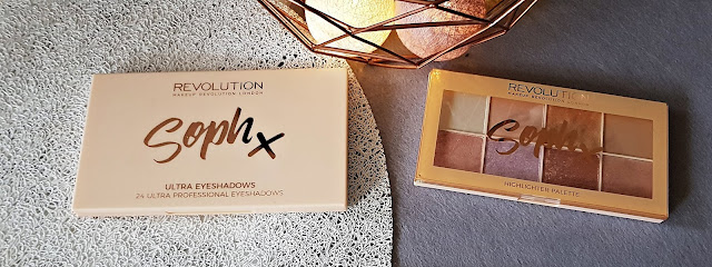 MAKEUP REVOLUTION SOPH X / PALETA CIENI/ PALETA ROZŚWIETLACZY/ RECENZJA