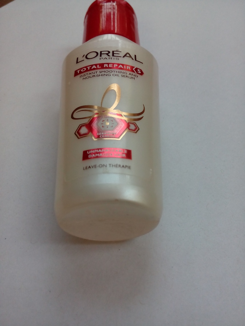 L’Oreal Paris Total Repair 5 Hair Serum Review, Pictures & Swatches