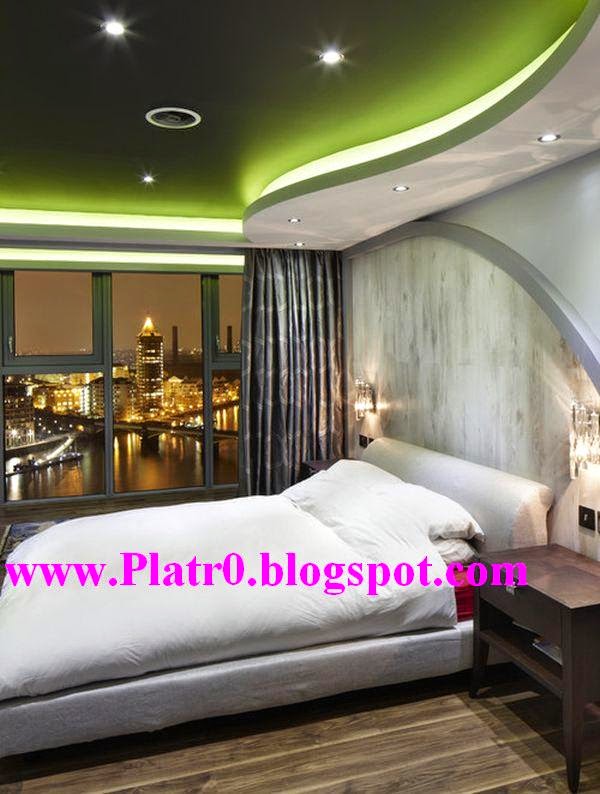 Chambre Coucher Moderne 2015+Faux Plafond En Platre