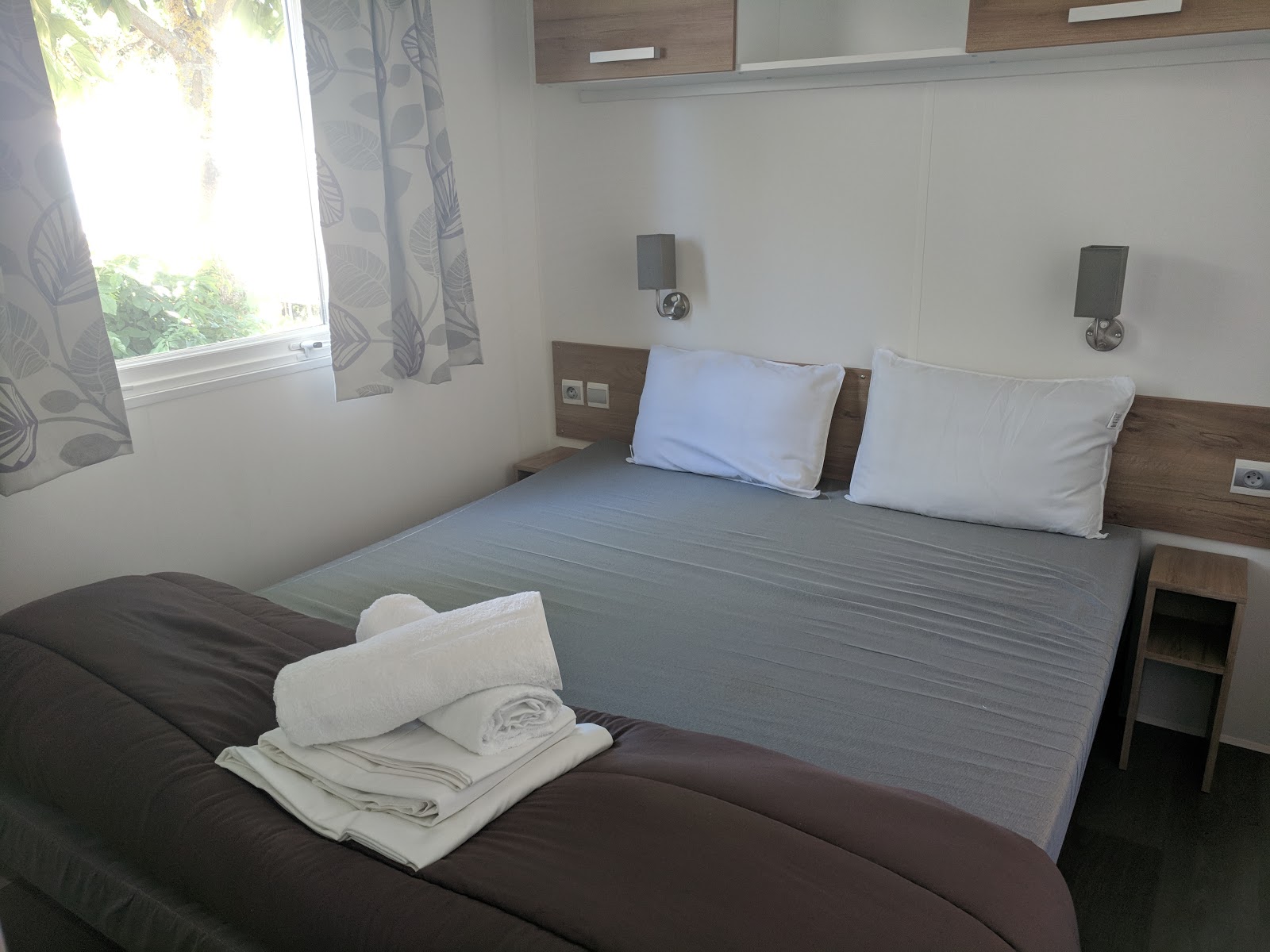 Les Ecureuils Campsite, Vendee - A Eurocamp Site near Puy du Fou (Full Review) - avant lodge double bedroom