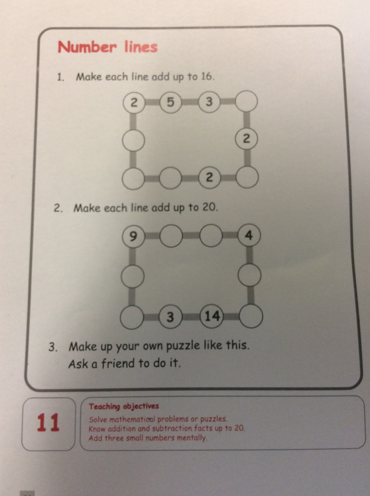 Mead Primary: Maths Challenges for Year 2
