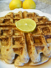 Lemon Sour Cream Waffles - Throw a Mother's Day Brunch.  These are the easiest and most luscious waffles!  Slice of Southern