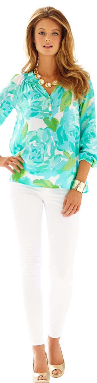 LILLY PULITZER ELSA TOP-FIRST IMPRESSION