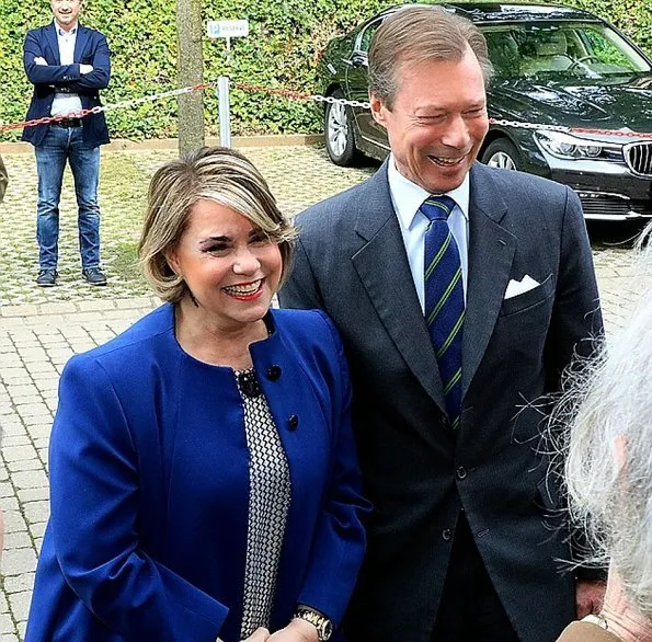 Grand Duke Henri and Grand Duchess Maria Teresa attended celebrations of 50th anniversary of establishment of APEMH Foundation at Bettange Castle