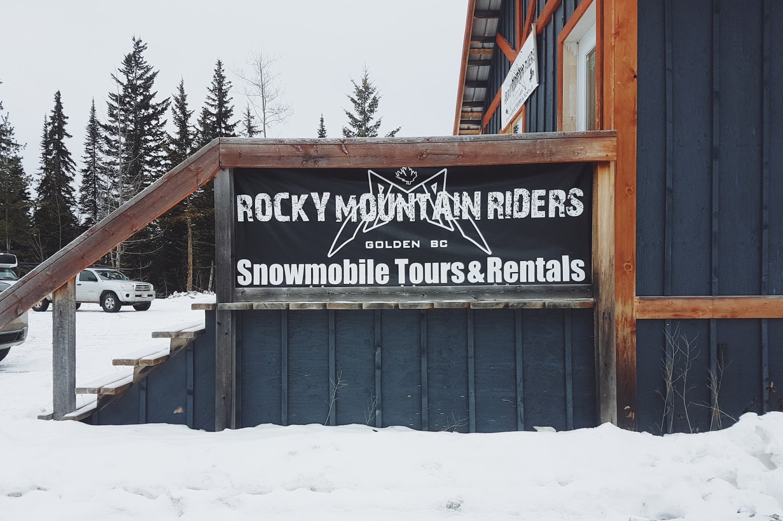Full Day Kicking Horse Snowmobile Tour by Rocky Mountain Riders