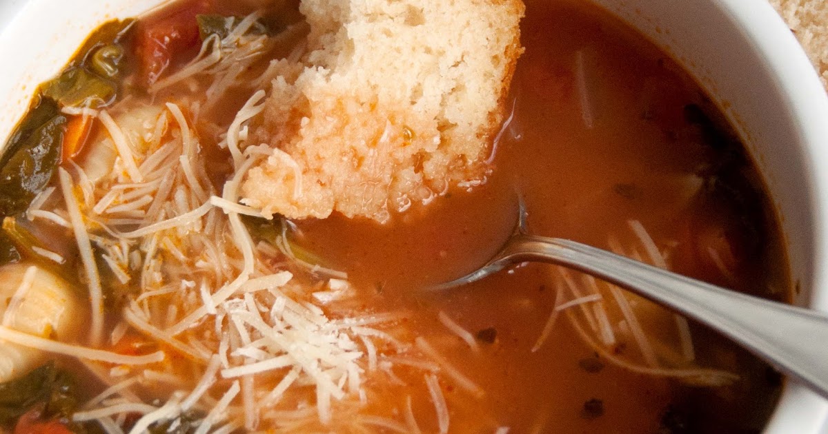 Aesthetic Nest: Cooking: Minestrone Soup with Spinach (Recipe)