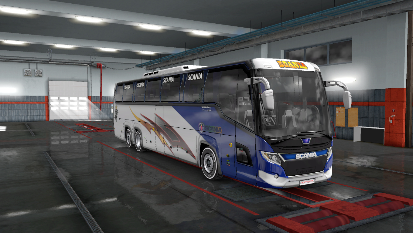 bus terminal passenger mod scania touring ets2 bus terminal passenger mod scania touring ets2