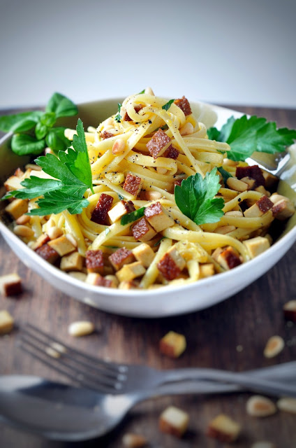 Pasta mit Ingwer-Gewürzbutter