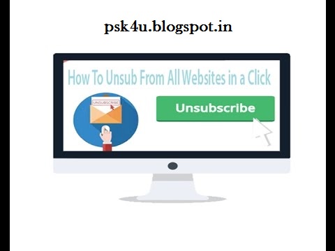 how to unsubscribe from emails at once how to unsubscribe from emails at once
