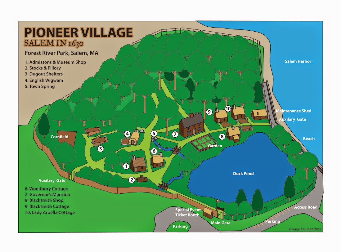 Courage Creative The Return of the Pioneer Village Map