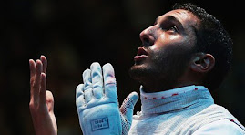 علاء الدين ابو القاسم انتزع ابو القاسم فضية في سلاح الشيش في دورة الالعاب الاولمبية المقامة في لندن