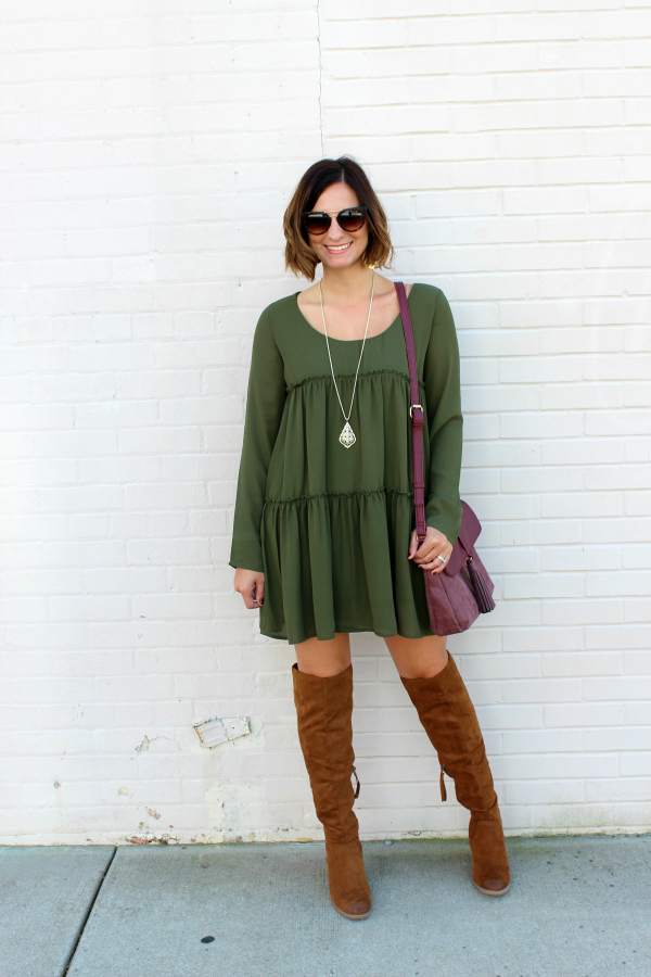 tobi, fall dress, how to style a dress for fall