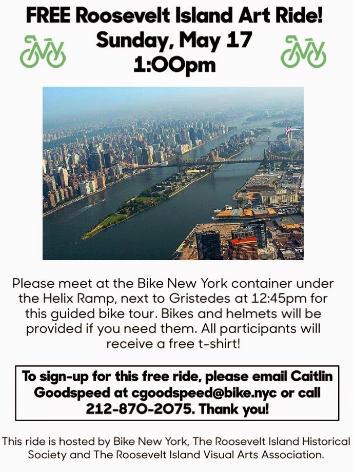 Roosevelt Islander Online Bike New York Roosevelt Island Art Ride
