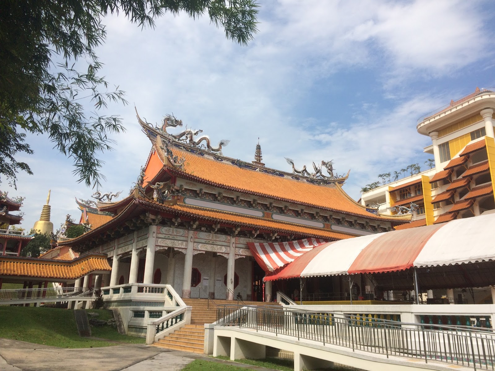 Kong Meng San Phor Kark See Monastery; Singapore Moonlit