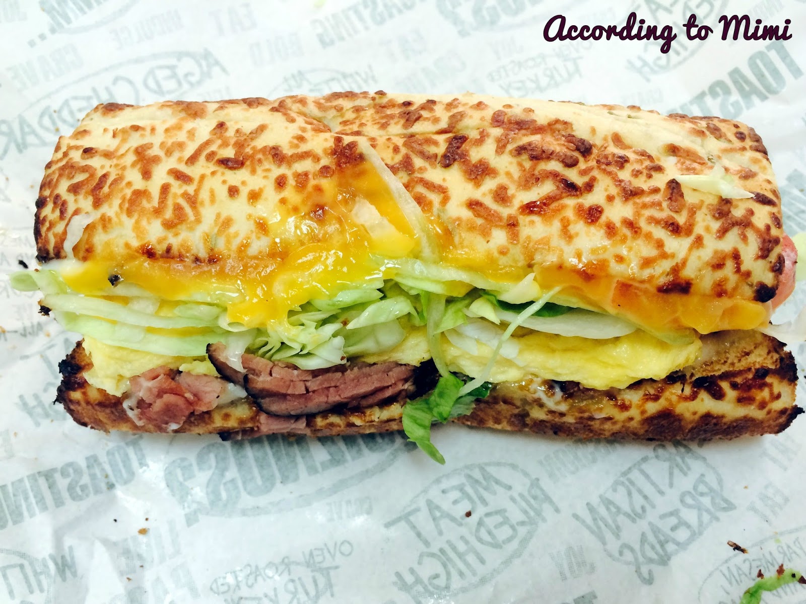 Breakfast at Quiznos ATM