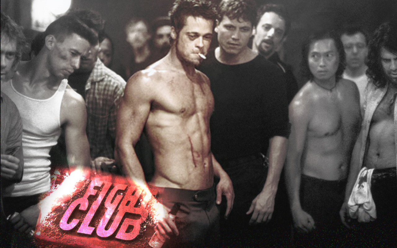 Brad Pitt Fight Club Wallpaper.