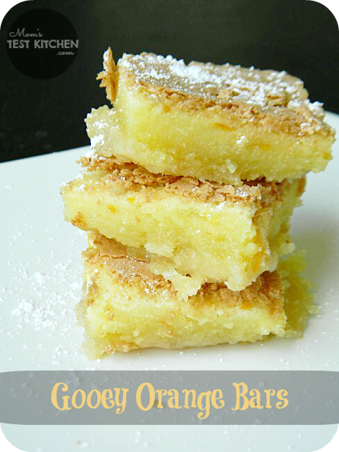 Gooey Orange Bars - Mom's Test Kitchen