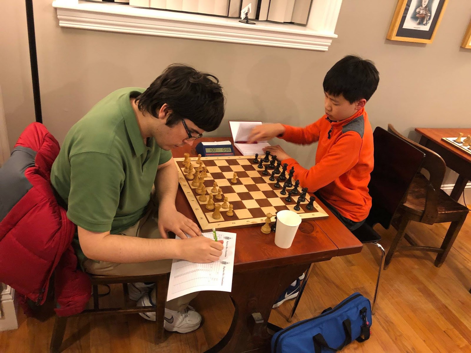 Boylston Chess Club log February 2019