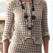 Blusa y Falda tejida a Crochet Blusa y Falda tejida a Crochet