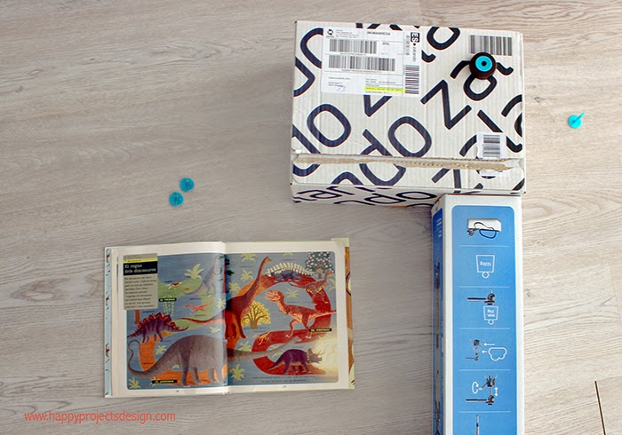 reciclaje con MAKEDO: dinosaurio