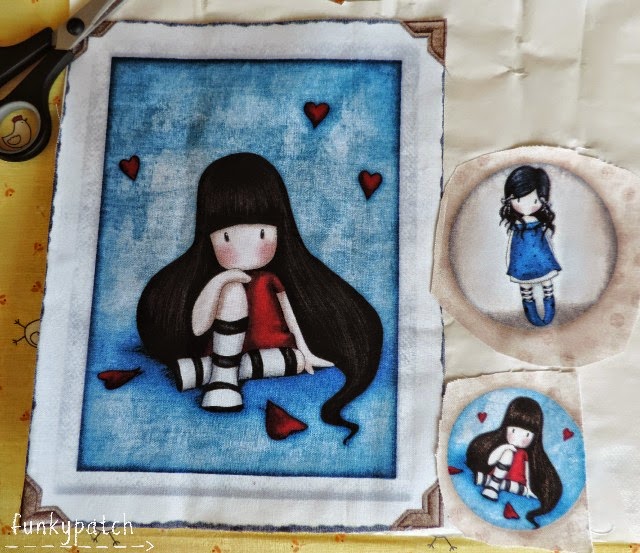 Tutorial como customizar una toalla con tela Gorjuss