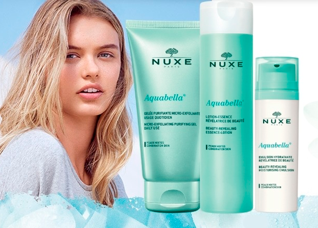 Aquabella, la nueva línea de NUXE para pieles mixtas