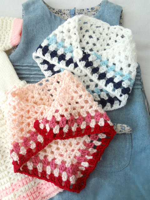 Crochet Baby Bandanas