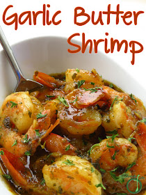 Morsels of Life - Garlic Butter Shrimp - A super scrumptious garlic butter shrimp you can make quickly and easily! Serve with some pasta, rice, or bread and call it a meal.