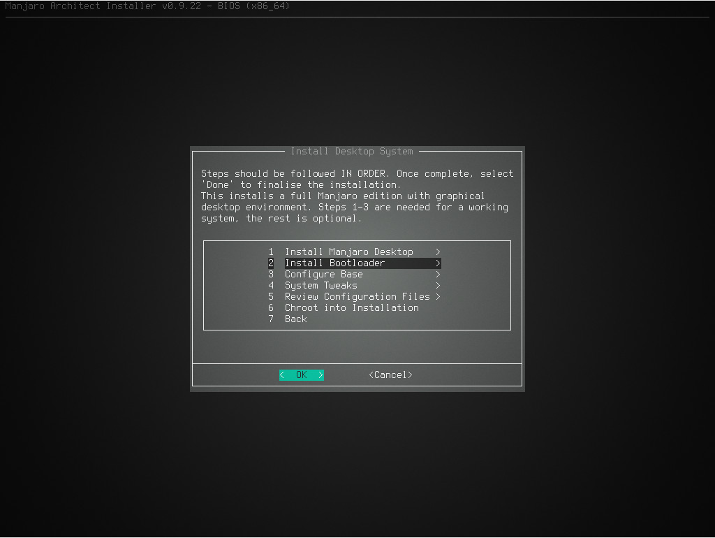 manjaro architect