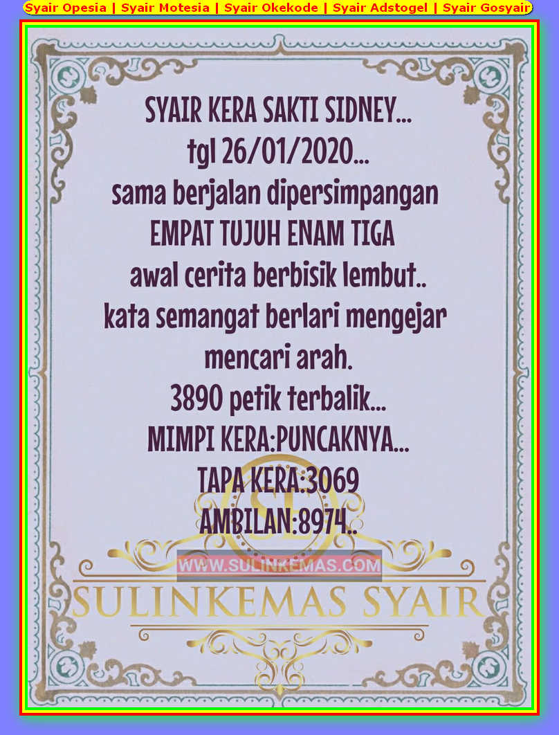 1 New Message Kode Syair Sydney 26 Januari 2020 Forum Syair Togel Hongkong Singapura Sydney 1 New Message Kode Syair Sydney 26 Januari 2020 Forum Syair Togel Hongkong Singapura Sydney