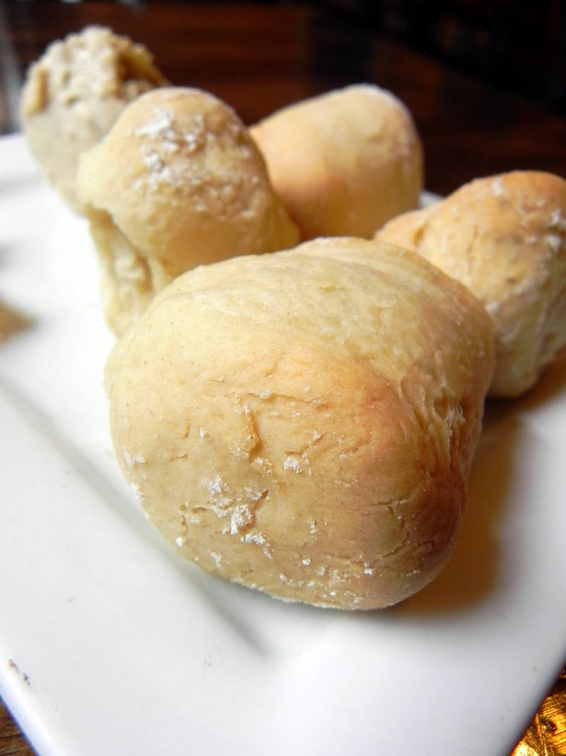 suck the heads Breaking my fast at Biscuits & Buns on Banks