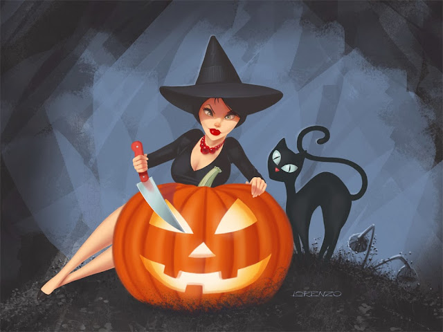 Halloween 2013 – Pin Up and Cartoon Girls Art | Vintage and Modern Artworks