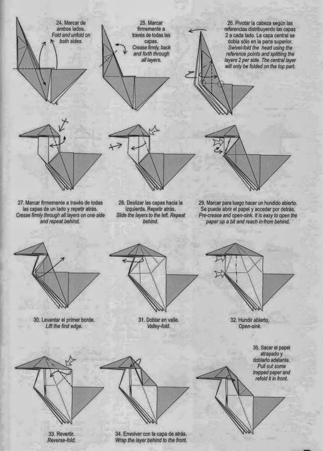 very complex origami instructions indesign art and craft
