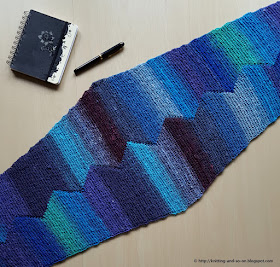 Cordillera Scarf - Free knitting pattern by Knitting and so on