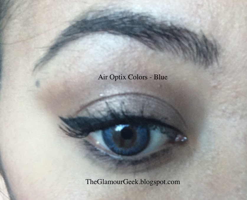 The Glamour Geek Air Optix Colors Review for Brown Eyes