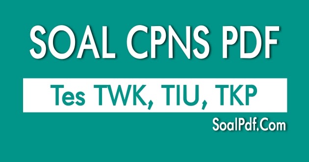 Kunci Jawaban Sukses Tanpa Ekses Lulus Cpns Soal Cpns Pdf / Tips