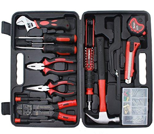 160 Piece: General Handheld Household Electrician's Tool Set with Toolbox