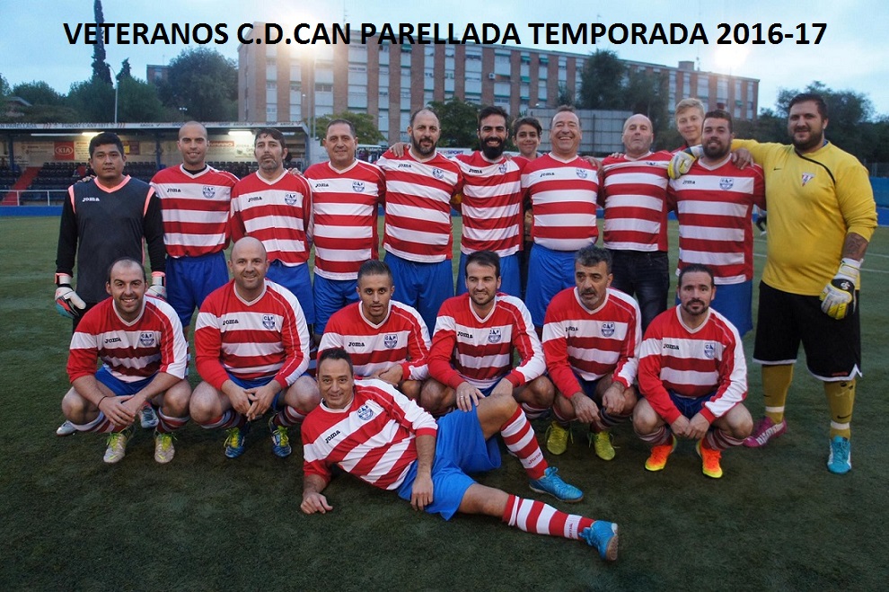 VETERANOS C.D.CAN PARELLADA TEMPORADA 2016-17