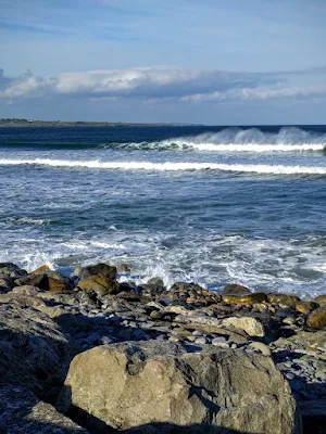 Waves along the Wild Atlantic Way in County Sligo, Ireland