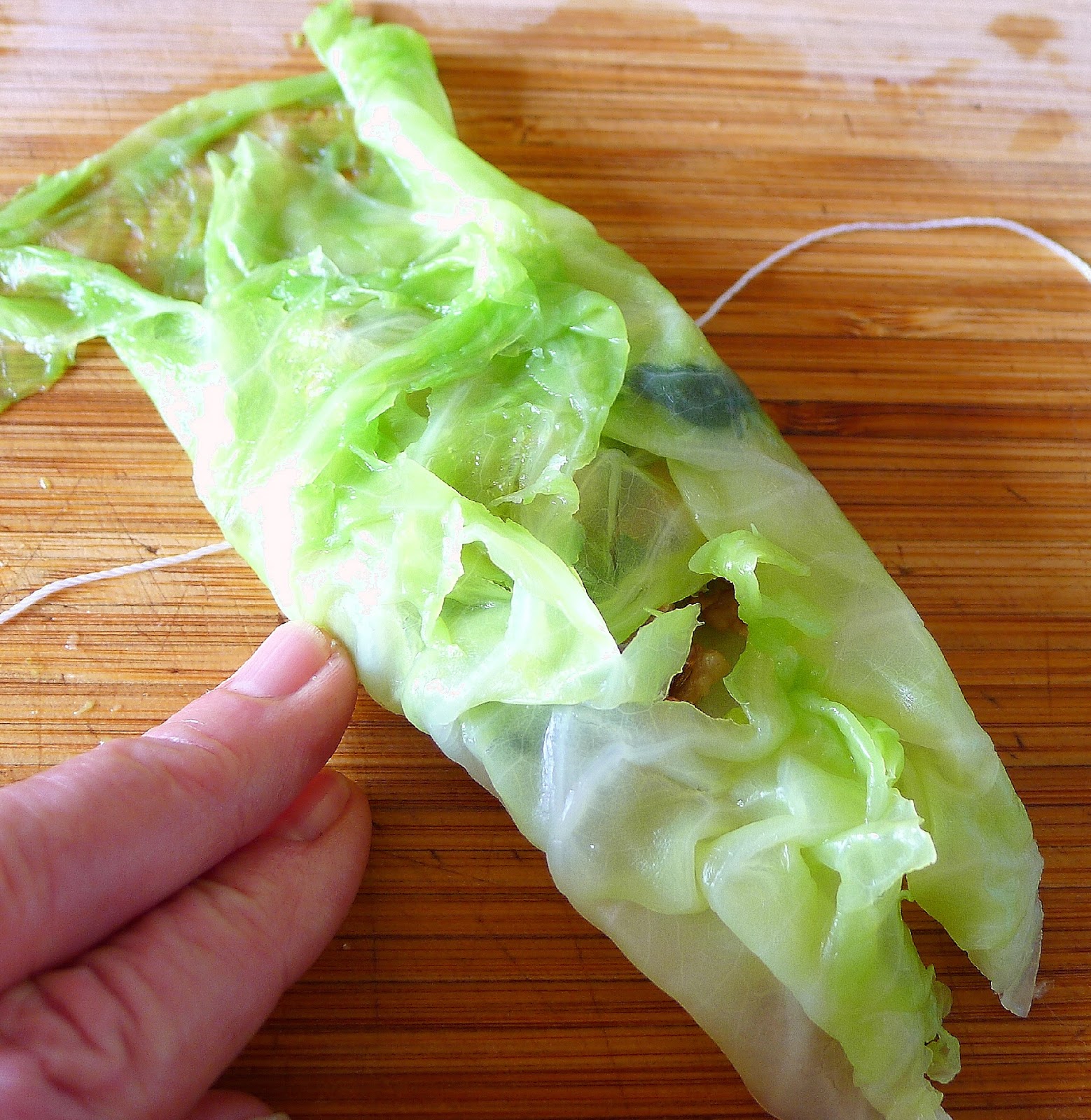 MY KITCHEN IN SPAIN THE CABBAGE IS ON A ROLL