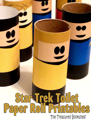 Boldly Go where no one has gone before with these fun printable toilet paper roll characters.  This set features your favorite Star Trek bridge crew so you'll be exploring the universe in no time at all.