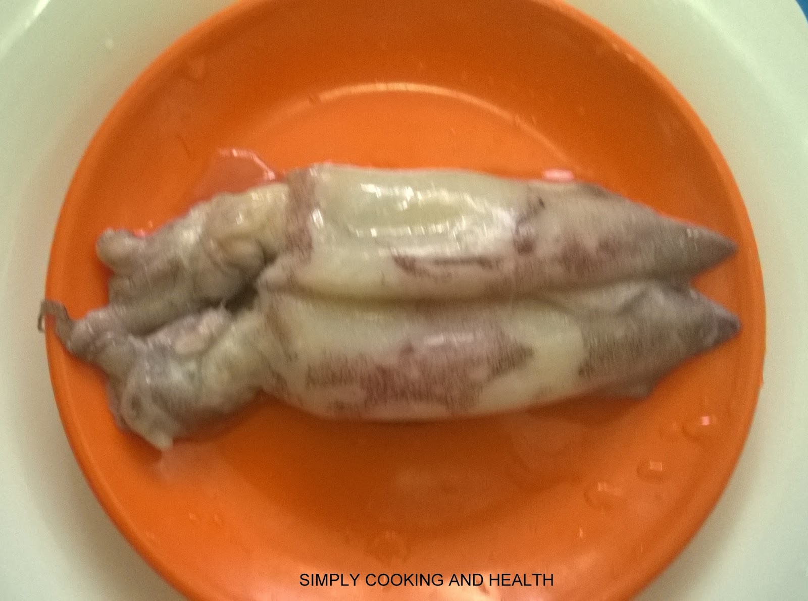 Simply Cooking and Health Spicy dry squid curry with coconut milk